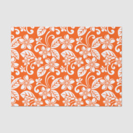 INSELPLUMERIA (SEHR ORANGE) SEIDENPAPIER