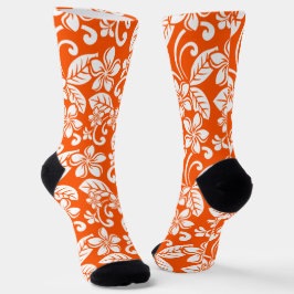INSELPLUMERIA (SEHR ORANGE) SOCKEN
