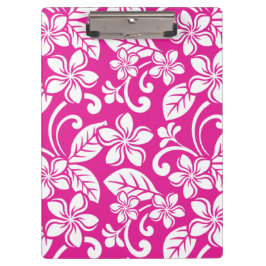 INSELPLUMERIE (HOT PINK) KLEMMBRETT