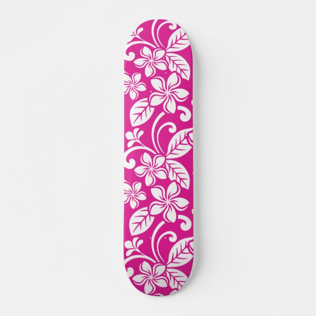 INSELPLUMERIE (HOT PINK) SKATEBOARD (Vorne)