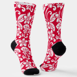 INSELPLUMERIE (ROT IN STRAWBERRY) SOCKEN