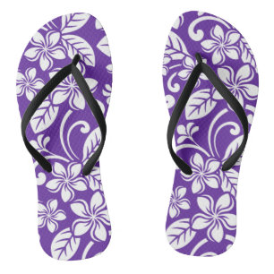 INSELPLUMERIEN (LILA) FLIP FLOPS