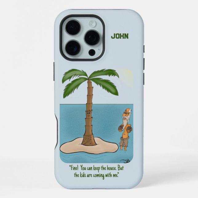 Inselscheidung iPhone Hülle (Rückseite)