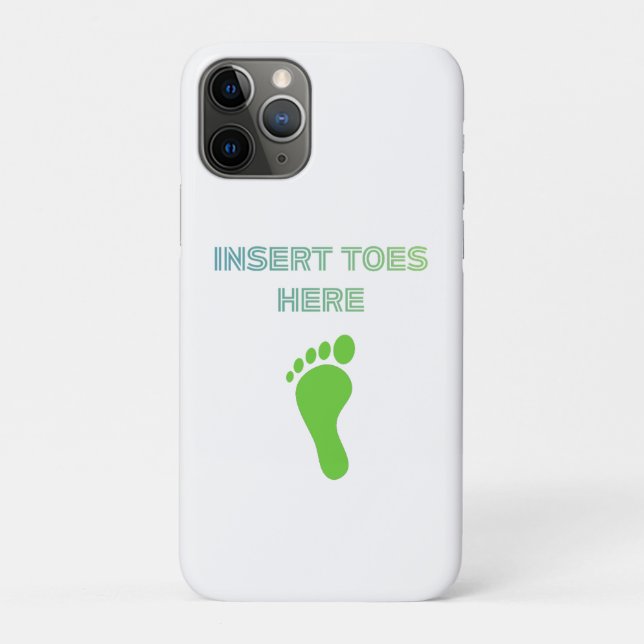 Insert Toes Here Case-Mate iPhone Hülle (Rückseite)
