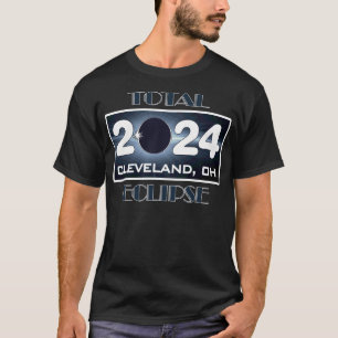 Insgesamt Eclipse Cleveland Ohio 2024 Totalweg T-Shirt