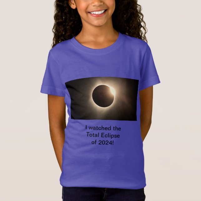 Insgesamt Eclipse von 2024! Girls-T - Shirt (Vorderseite)