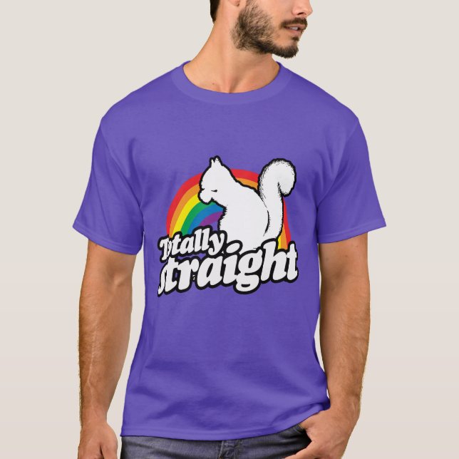 INSGESAMT STRAIGHT SQUIRREL - WEISS - (2).png T-Shirt (Vorderseite)