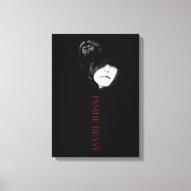 INSIDE BEAST LEINWANDDRUCK (Vorderseite)