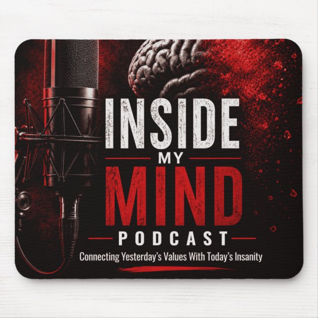 Inside My Mind Podcast Mauspad (Vorne)