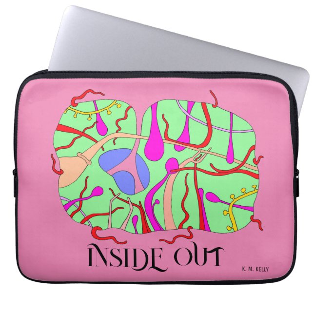 Inside Out - Elektronik-Bag Laptopschutzhülle (Vorderseite)