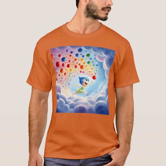 Inside Out Joy Familie T-Shirt (Vorderseite)