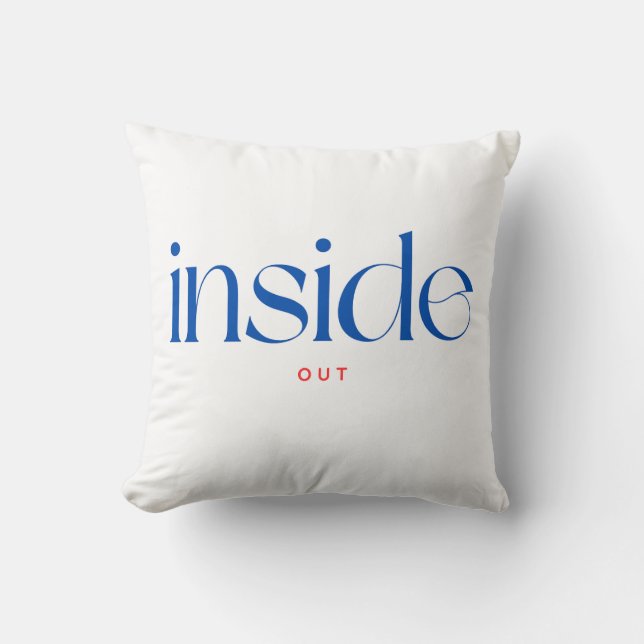 Inside Out Kissen (Vorderseite)
