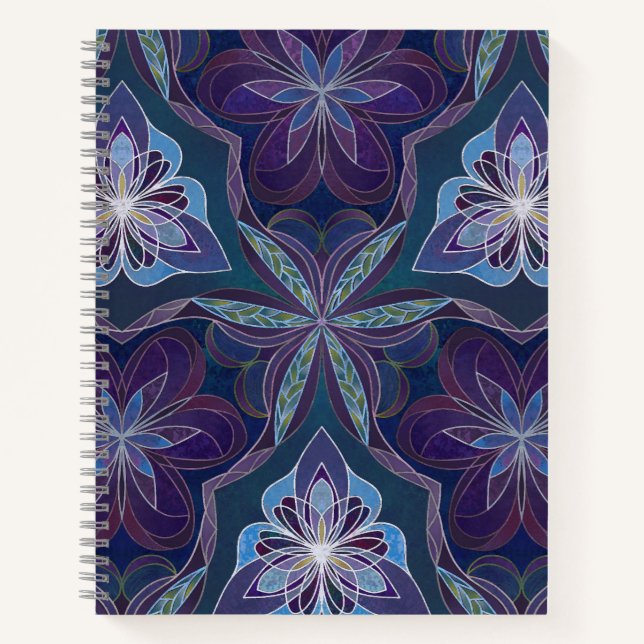 "Inside the Magnolia Mirror" Spiralblock Notizbuch (Vorderseite)