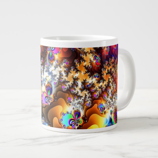 'Inside the Singularity' Jumbo-Tasse (Vorderseite Rechts)