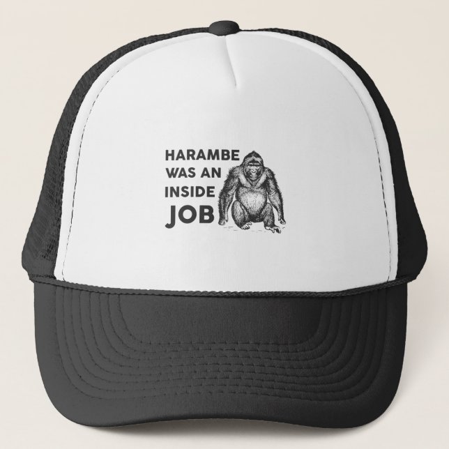 Insider-Job Harambe Truckerkappe (Vorderseite)