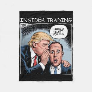 Insider-Trading Trump - Lustig Fleecedecke
