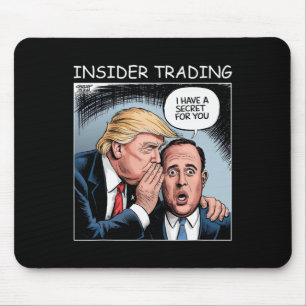 Insider-Trading Trump - Lustig Mousepad