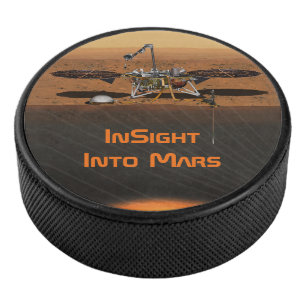 InSight Mars-Lander-Mission Eishockey Puck
