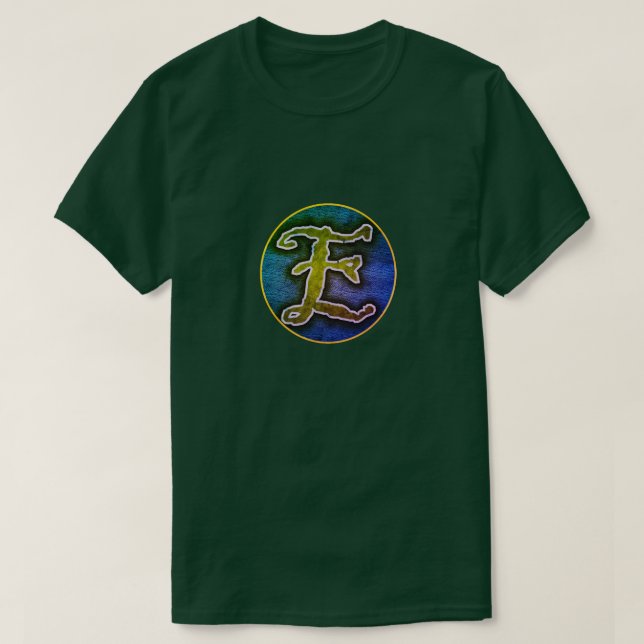 Insigna Super Hero "E" T-Shirt (Design vorne)