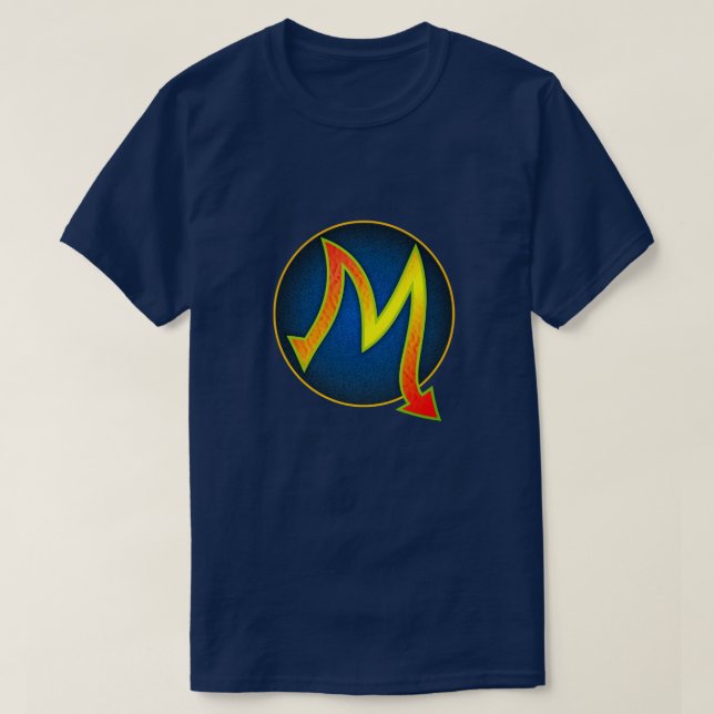 Insigna Super Hero "M" T-Shirt (Design vorne)
