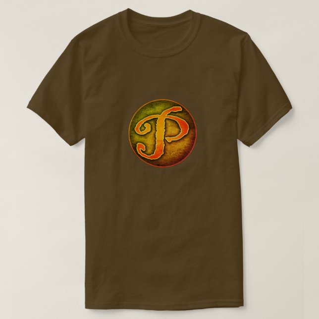 Insigna Super Hero "P" T-Shirt (Design vorne)