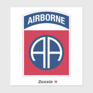 Insignia Military Veteran der 82. Im Flugzeug Abte Aufkleber