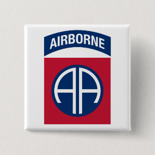 Insignia Military Veteran der 82. Im Flugzeug Abte Button