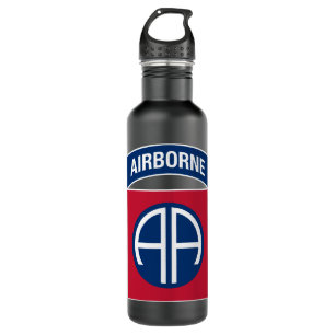Insignia Military Veteran der 82. Im Flugzeug Abte Edelstahlflasche