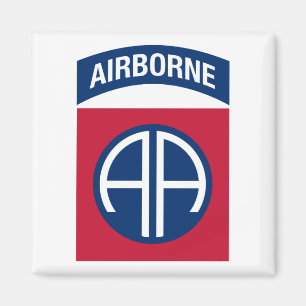 Insignia Military Veteran der 82. Im Flugzeug Abte Magnet