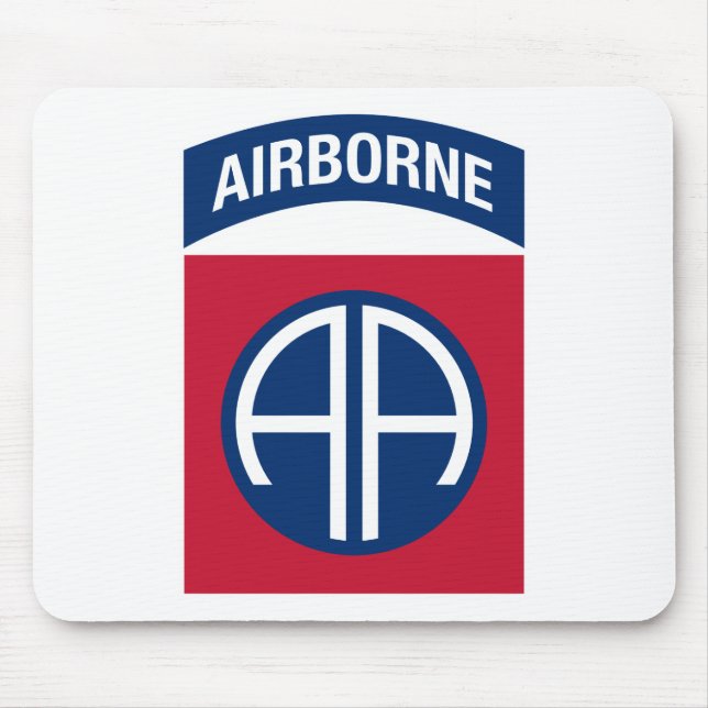 Insignia Military Veteran der 82. Im Flugzeug Abte Mousepad (Vorne)
