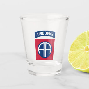 Insignia Military Veteran der 82. Im Flugzeug Abte Schnapsglas