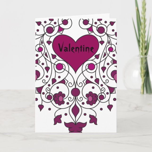 Insigniata, ein Valentinsgruß Feiertagskarte (Vorderseite)