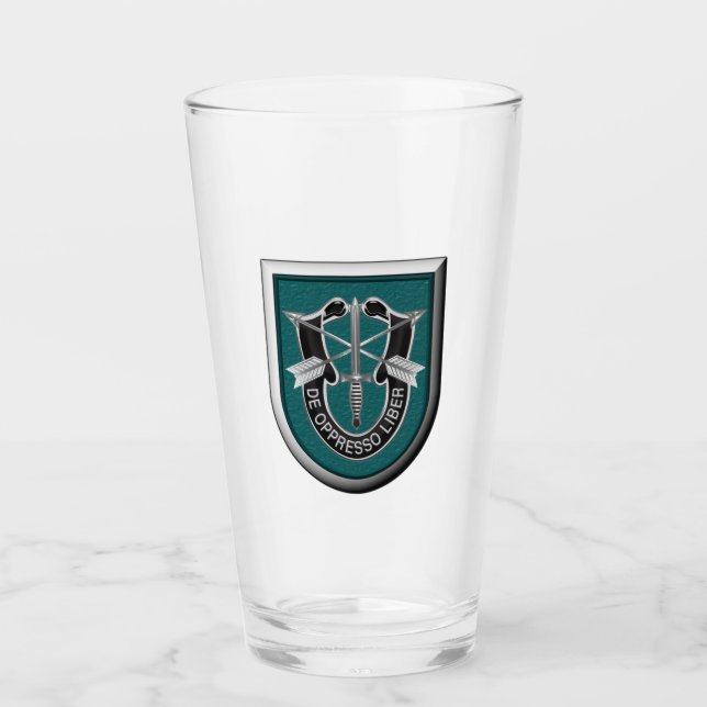 Insignien der 19. Gruppe der Spezialeinheiten (Im  Glas (Vorderseite)
