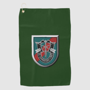 Insignien der 20. Special Forces Group (Im Flugzeu Golfhandtuch