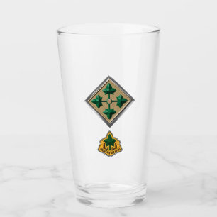 Insignien der 4. Infanterieabteilung Glas
