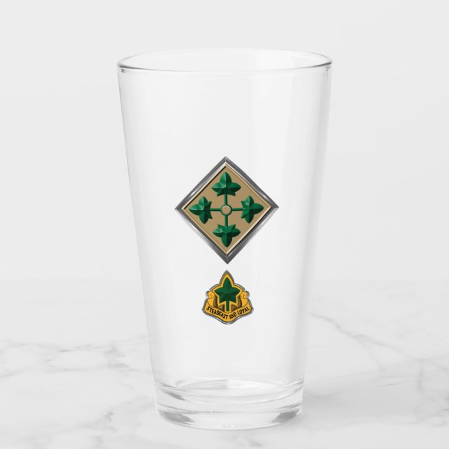 Insignien der 4. Infanterieabteilung Glas (Vorderseite)