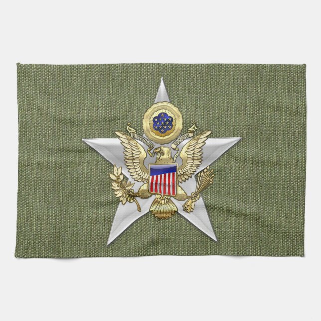 Insignien der Generalstabsverzweigung Geschirrtuch (Horizontal)