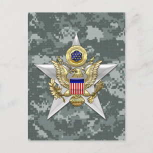 Insignien der Generalstabsverzweigung Postkarte