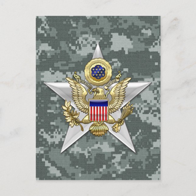 Insignien der Generalstabsverzweigung Postkarte (Vorderseite)