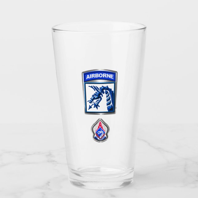 Insignien der Im Flugzeug Korps-Patcheinheit XVIII Glas (Vorderseite)