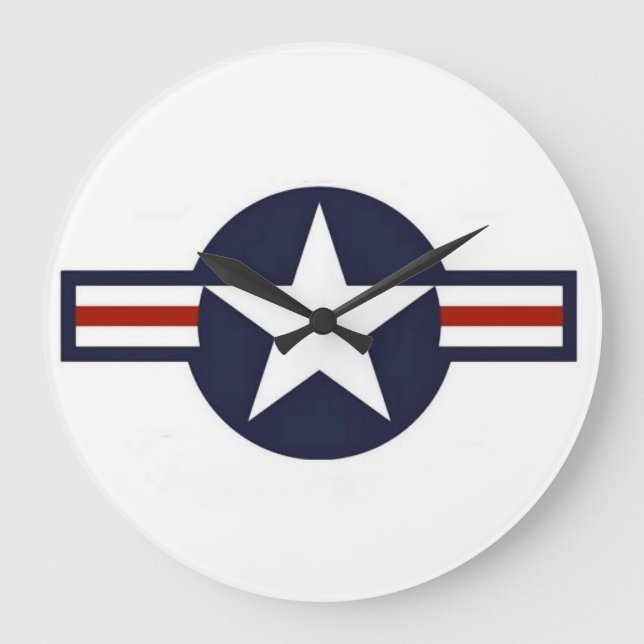 Insignien der Luftwaffe des Zweiten Weltkriegs Große Wanduhr (Vorderseite)