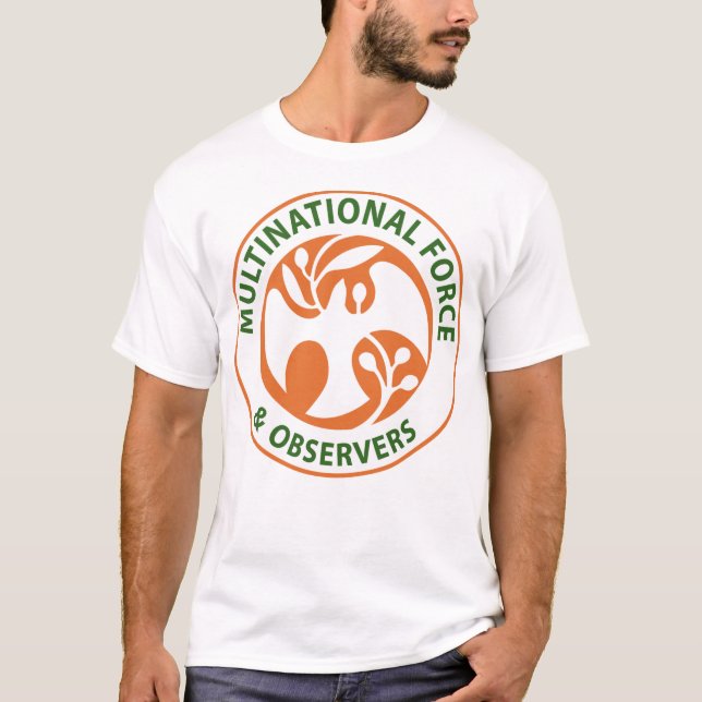 Insignien der multinationalen Truppe und Beobachte T-Shirt (Vorderseite)