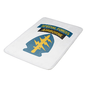 Insignien der Spezialkräfte Im Flugzeug Badematte