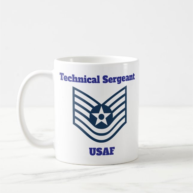Insignien des technischen Supports der USAF Tasse (Links)