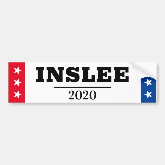 INSLEE 2020 AUTOAUFKLEBER (Vorne)