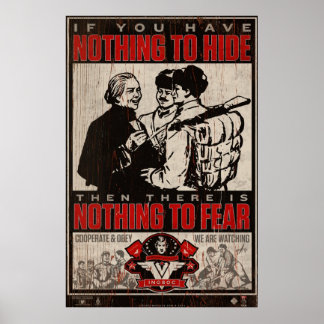 INSOC 1984 Propaganda Print Poster