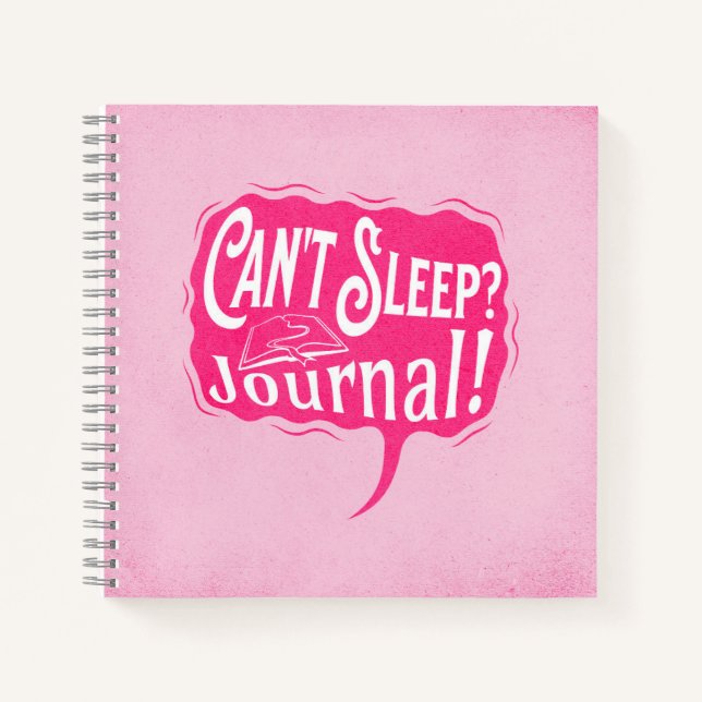 Insomnia Journal mit Individuelle Name Notizbuch (Vorderseite)