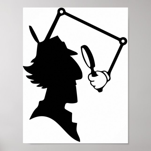 Inspector Gadget-Silhouette Poster (Vorne)