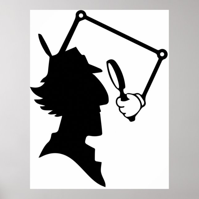 Inspector Gadget-Silhouette Poster (Vorne)