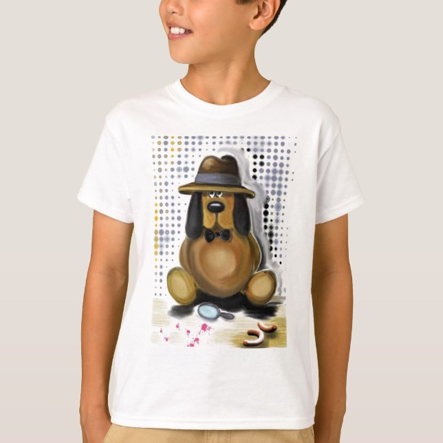 Inspector Woof T - Shirt Dog - Spaß (Vorderseite)